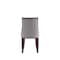 Manhattan Comfort Fifth Avenue Faux Leather Dining Chair Set of Two in Grey and Walnut DC008-GY - alternate 8